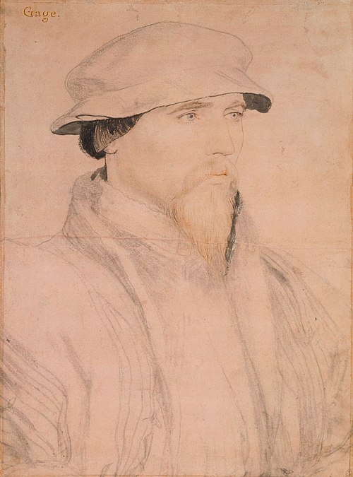 Portrait of Sir John Gage, by Hans Holbein the Younger (c. 1535–1540)