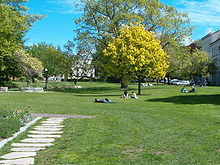 Der Stadtpark, unter dem Namen Krookska planteringen bekannt