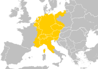 Holy Roman Empire at its territorial apex (per consensus).svg