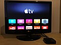 Écran d'accueil de l'Apple TV de troisième génération (2013).