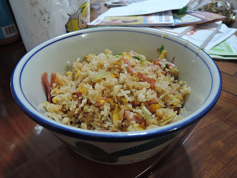 File:Homemade fried rice at home.jpg