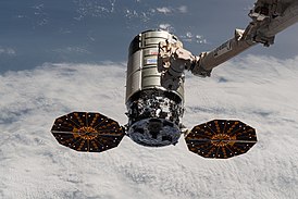 Cygnus NG-14 nadert het ISS