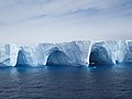 Ice caves and arches Giant Iceberg Coral Princess Antarctica.jpg