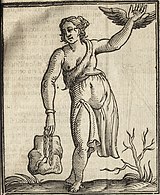 Allegorie op de confrontatie van menselijke hartstochten.  1669 editie