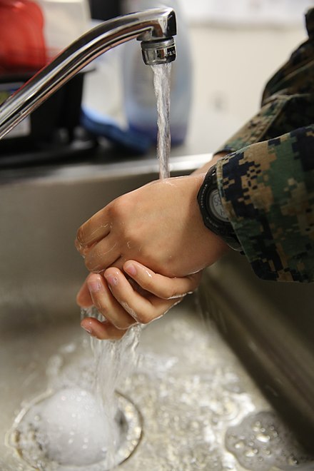 Wash hands frequently with soap and water or with alcohol-based hand sanitizer