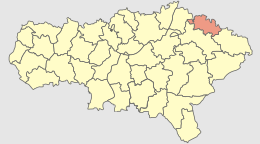 District d'Ivanteevsky - Carte