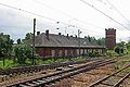 English: Train station in Jędrzejów. Polski: Stacja kolejowa w Jędrzejowie.