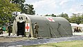 JGSDF First-aid air dome at Camp Itami September 13, 2015.jpg