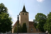Čeština: Kostel Nejsvětější Trojice v Jesenici, Česká republika.