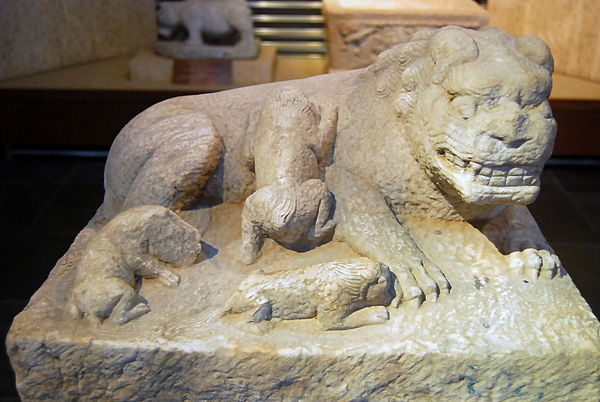 Lioness and cubs from the Yuan dynasty discovered inside Peking's city walls