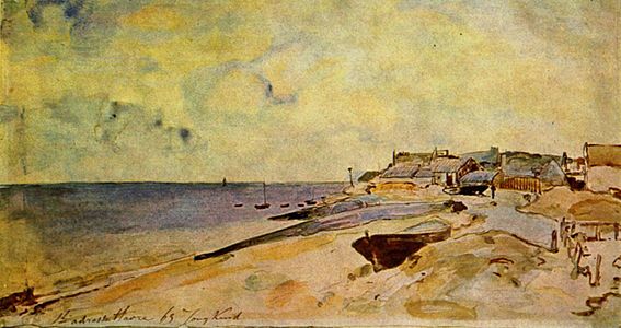 Spiaggia di Sainte-Adresse (1863).