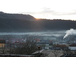 Vesnice Velereč u města Gornji Milanovac