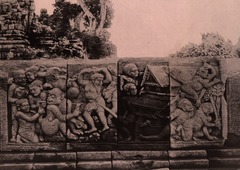 KITLV 155181 - Kassian Céphas - Reliefs on the terrace of the Shiva temple of Prambanan near Yogyakarta - 1889-1890.tif