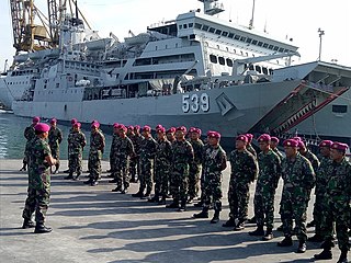 KRI <i>Teluk Parigi</i> (539) Frosch-class landing ship