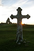 Kappeludden, Öland by Sven Rosborn. Känd ruin och känt minneskors.