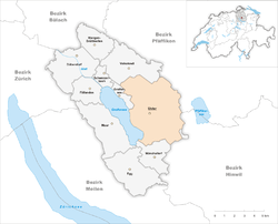 Uster sijaitsee Pohjois-Sveitsissä, Zürichin itäpuolella.