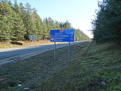 Magistralinis Kelias A4: Fernstraße in Litauen