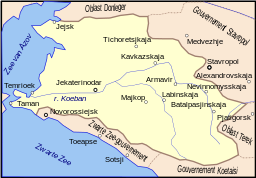Kars oblasts läge i Kaukasus.