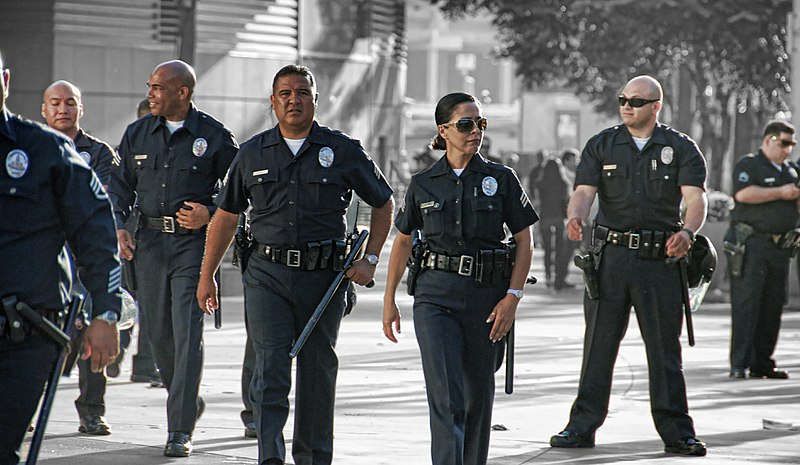 File:LAPD Staples Center Officers.jpg