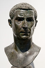 Portrait de Lucius Calpurnius Piso Pontifex. Fin Ier siècle avant notre ère ou début Ier siècle de notre ère.