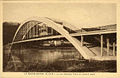 Bridge across the Seine at La Roche-Guyon, France (160 m) (1934)