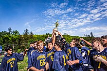 Storm King's Lacrosse team winning the league championship Lacrosse Champions.jpg