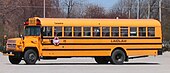 Egy iskolabusz az Amerikai Egyesült Államokból