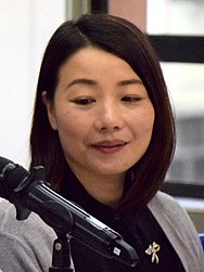 Lau Siu-lai, the incumbent legislator disqualified by the court over the oath-taking controversy. Lau Siu-lai VOA.jpg