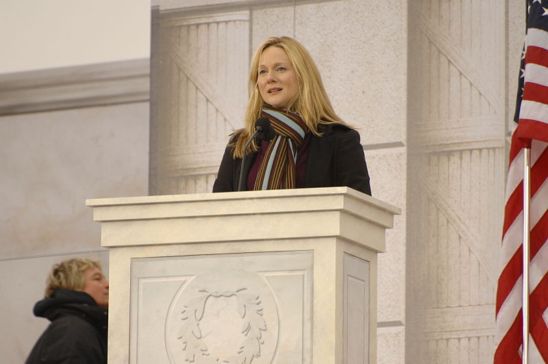 File:Laura Linney during the inaugural opening ceremonies.jpg