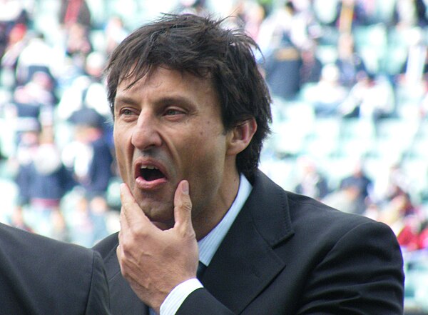 Laurie Daley working for the Nine Network