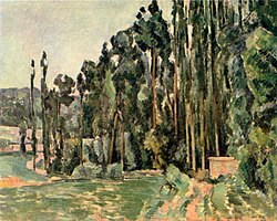 Les Peupliers, par Paul Cézanne.jpg
