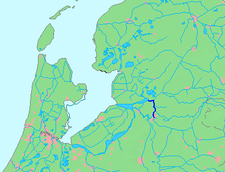 Location of the Zwarte Water river within the Netherlands. Location Zwarte Water.PNG