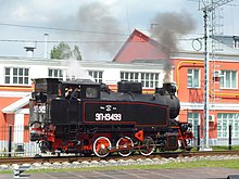 Locomotive 9П-19499 at Podmoskovnaya station 2.jpg