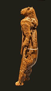 Lion-man sculpture (Aurignacian, 40,000-35,000 years old) Loewenmensch2.jpg