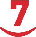 Logotipo de La 7 a partir de 2019.