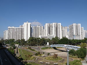 Long Ping Estate, the largest public housing estate in Yuen Long New Town Long Ping Estate (deep sky blue version).JPG