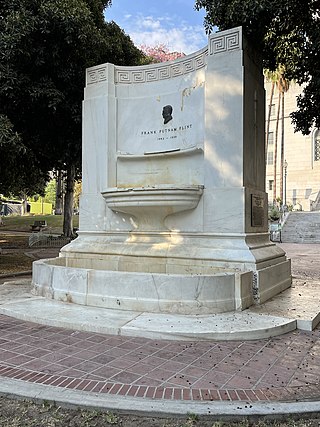 <i>Frank Putnam Flint Fountain</i> Monument in Los Angeles, California, U.S.