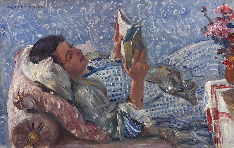 File:Lovis Corinth Die Lesende 1911.jpg