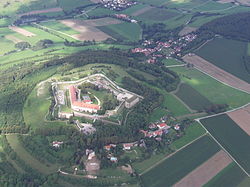 Luftbild der Wülzburg 2011