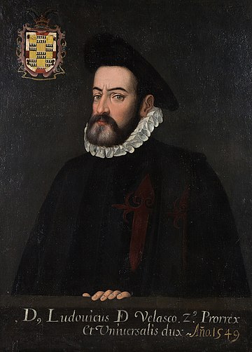 Luis de Velasco, 2nd Viceroy of New Spain