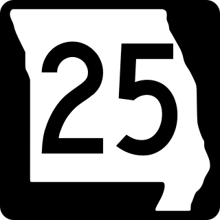 <span class="mw-page-title-main">Missouri Route 25</span> State highway in Missouri