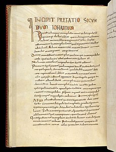 The beginning of the prologue to John in the Egerton Gospels