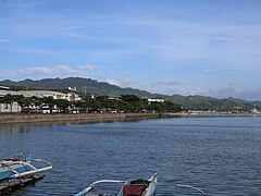 Maasin City proper coastal view