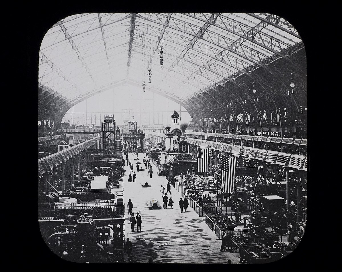 Machinery Hall, U.S. Section, Paris Exposition, 1889 (14382524544).jpg