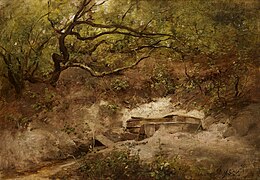 Pommier près d'un ruisseau, 1868