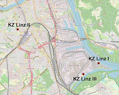 Map Konzentrationslager Linz