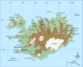 Map of Iceland highlands-fr.svg