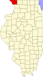 Jo Daviess County - Karte