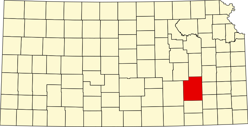 Greenwood County Ks Gis File:map Of Kansas Highlighting Greenwood County.svg - Wikipedia