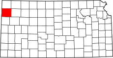 Map of Kansas highlighting Sherman County.svg